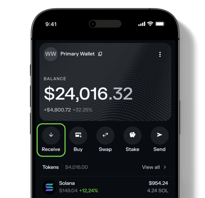 Step 2 - Deposit SOL or another supported token
