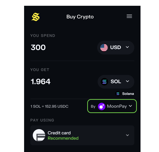 Step 4 - Choose a payment method